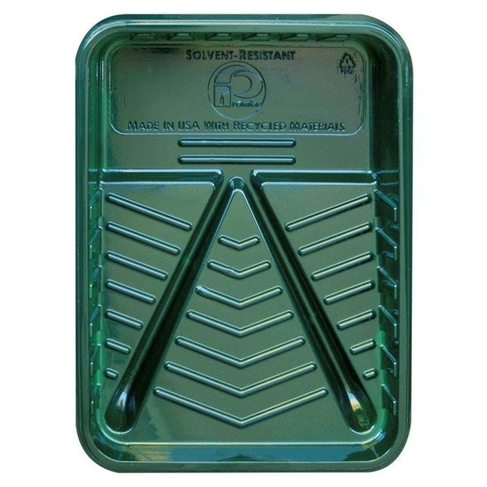 9 Green Plastic Paint Tray