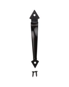 NH - Gate Pull - Ornamental - Black - 8.75"