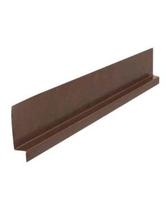 Z-Metal - 1-1/8"x1/4"x2" Back - 100° - 30Ga - Brown