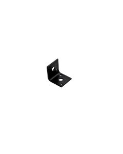 NH - Corner Brace w/45° Holes - Black - 1.65x1.5x.125 (Bulk)