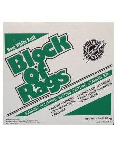 Kamen - Block of Rags - White Knit - 4LB