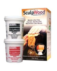 System 3 Sculpwood Epoxy Putty - Quart