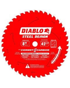 Diablo - Steel Demon™ - Circular Blade -  Ferrous Metals - 8" x 42T - 5/8" Arbor 