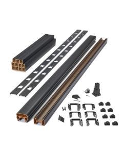 Trex Signature - Handrail Kit - Horizontal - 6'x36" - Aluminum - Square Balusters - Black