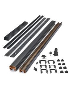 Trex Signature® - Handrail Kit - Horizontal - 8'x36" - Aluminum - Round Balusters - Black