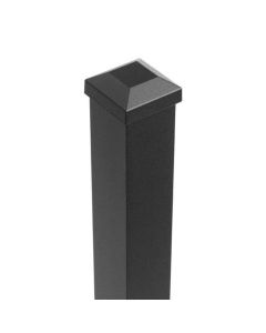 Trex Signature® - Post w/Cap & Skirt - Stair - Aluminum - 2.5"x53" - Black (IRC)