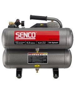 Senco - Compressor - Twin Tank - 2.0HP/125PSI - 4.3 Gal 