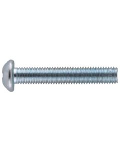 Machine Screw - Round Head - Combo - Zinc - #6-32 x 1" 
