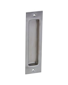 NH - Door Pull - Flush w/Fasteners - Satin Nickel - 8" 