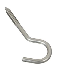 NH - Screw Hook - Stainless Steel - .25x4.25 (1/4x4-1/4")