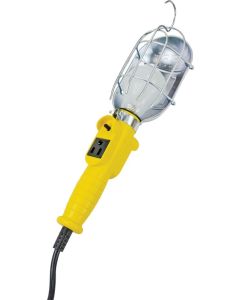 PZ - Work Light with Metal Guard and Single Outlet - 75W