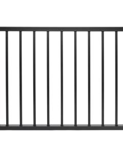 Trex Signature® - Assembled Handrail Panel - Horizontal - Square Balusters - 6'x36" - Charcoal Black (No Hardware)