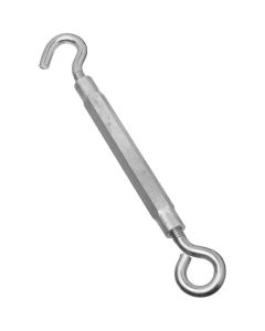 NH - Turnbuckle w/Hook & Eye - Zinc/Aluminum - .5x17 (1/2x17")