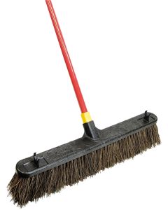 Quickie - Push Broom - 24" Nat Fiber Bristle - Rough Sweep - #533