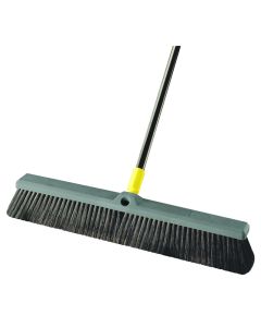 Quickie - Push Broom - 24" Black Bristle - Soft Sweep - #533