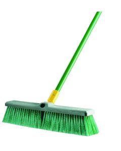 Quickie - Push Broom - 18" Green Bristle - #528