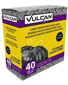 Husky 1mil Outdoor and Yard Trash Drawstring Bags