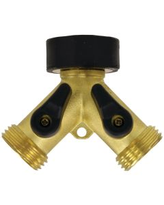 Gilmour - Shut-Off Valve - "Y" Dual - Brass - #13