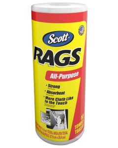 Scott - Rags - 1ply Paper Towels - Roll - 55ct