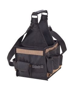 CLC - Tool Works™ - Tool Tote - Electrical & Maintenance Tool Tote - Fabric Carrier w/Shoulder Strap - 25 Pocket - #1526