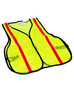 Safety Works - Safety Vest - Hi-Visibility Lime - One Size Fits All - #MSA817890