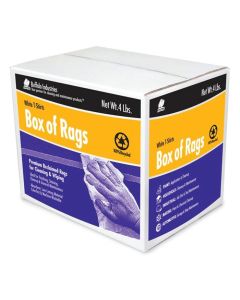 Buffalo - Box of Rags - T-Shirt Rags - White #10520 - 4lb