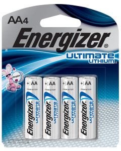 Energizer Battery - Ultimate Lithium L91 Series 1.5v AA (4pk)