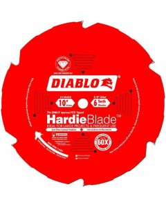 Diablo - HardieBlade™ - Circular Blade - Hardie/Fiber Cement - 10" x 6T - 5/8" Arbor