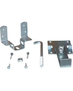 NH - Barn Door - Jamb Latch w/Cam Action - Zinc - 7" Hook