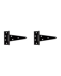 NH - Hinge - T-Hinge - Black - 6" - 2ct