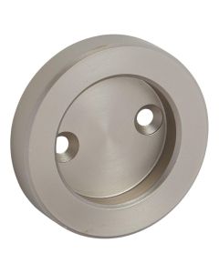 NH - Door Pull - Cup w/Fasteners - Satin Nickel - 2" Dia