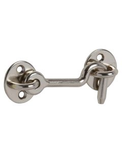 NH - Hook & Eye - Privacy - Satin Nickel - 4" 