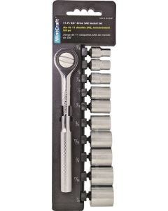 Vulcan - Socket Set - 3/8" Drive - 11 Pc - SAE