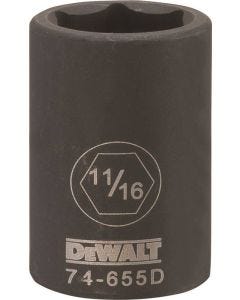 DeWalt - Impact Socket - 1/2" Drive - 11/16"