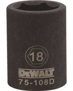 DeWalt - Impact Socket - 1/2" Drive - 18mm