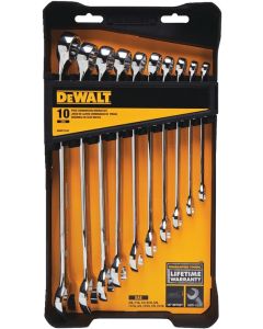 DeWalt - Wrench Combo Set - SAE - 3/8"-15/16" - 10pc