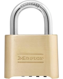 ML - Padlock - Brass - Combination - Dual Lock 5/16 Shackle - 1ct