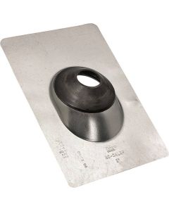 Pipe Flashing - All-Flash No-Caulk - Galv Steel - 4" Pipe - 15"x12"