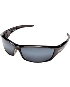 Edge - Safety Glasses - SR117 - Reclus - Black Frame - Silver Mirror Lens