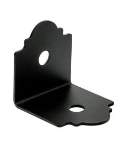 Simpson Outdoor Accents - APA4 - Ornamental Angle 4" - 12Ga Z-Max w/ Black Powder Coat