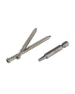 TopLoc - TimberTech - Deck Screws - 2-1/2" Screws w/bits - Gray - 1750pc - 500SF