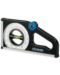 Tajima - Slant Angle Meter - Dual Scale Rotary Pitch w/Magnetic Base - #AL200