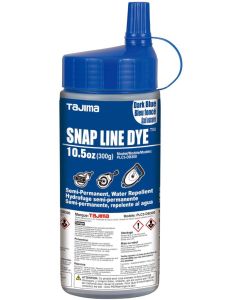 Tajima - Snap-Line Dye - Permanent Marking Chalk w/E-Z Fill Nozzle - Dark Blue - 10.5oz