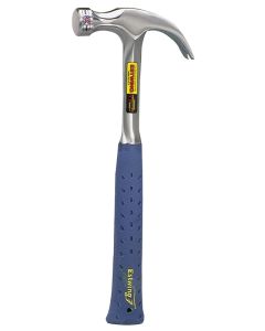 Estwing - 16oz Curved Claw Hammer Forged Steel w/Cushion Grip - Smooth Face - #E3-16C