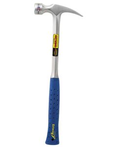 Estwing - 22oz Straight Claw Framing Hammer Forged Steel w/Cushion Grip - Straight Hndl/Milled Face - E3-22SM