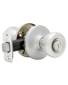 Kwikset - Tylo - Privacy/Bed/Bath Knob - Satin Chrome - 300T26DCP 