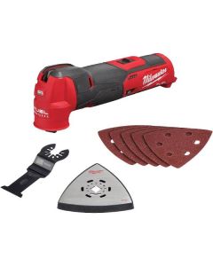 Milwaukee - M12™ - Oscillating Multi-Tool w/Blade, Sanding Pad & Paper