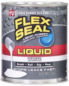 Flex Seal - Liquid Rubber Sealant - White - 32oz