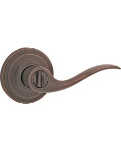 Kwikset - Tustin - Privacy/Bed/Bath Lever - Venetian Bronze - 730TNL11PCP