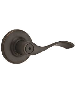 Kwikset - Balboa - Privacy/Bed/Bath Lever - Venetian Bronze - 300BL-11PCP